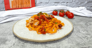 Čili testenine z rakci in paradižniki