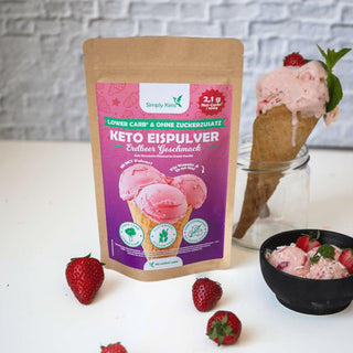 KETO mešanica za sladoled - jagoda 