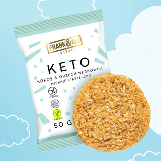 KETO mehki piškot - Kokos in indijski oreščki 50 g
