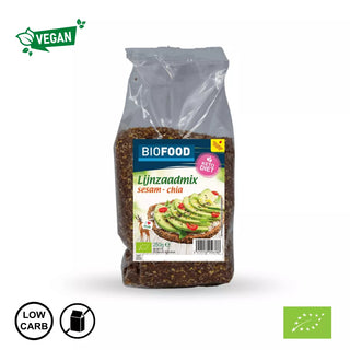 BIO mešanica lanenih, sezamovih in chia semen 250 g