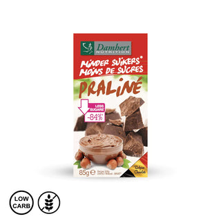 Čokolada z manj sladkorja - Praliné 85 g