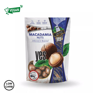 Soljeni makadamijevi oreščki v predhodno zarezani lupini YES 150 g