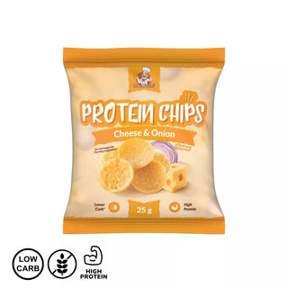 Low carb proteinski čips - sir in čebula 25 g