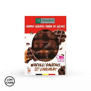 Low carb vaflji z okusom čokolade 165 g