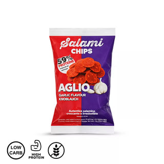 Proteinski salami čips – česen 25 g