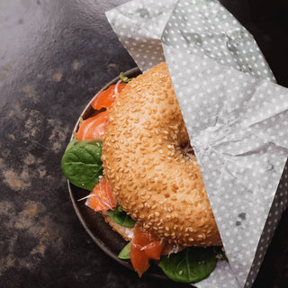 KETO bagel s sezamom